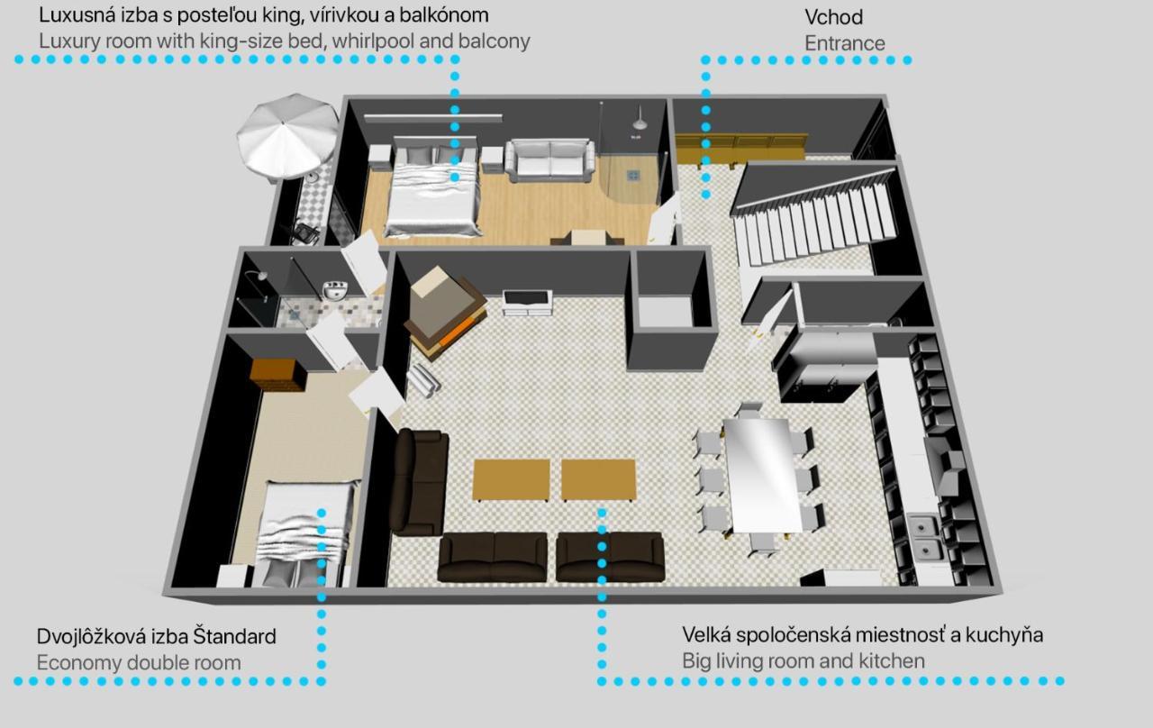 Privat Adriana Apartment Kremnica Bagian luar foto